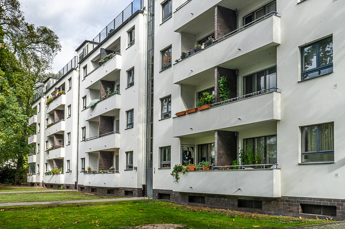 54 Woningen in  Siemensstadt gebouwd door 53 architecten waaronder diverse Bauhaus architecten