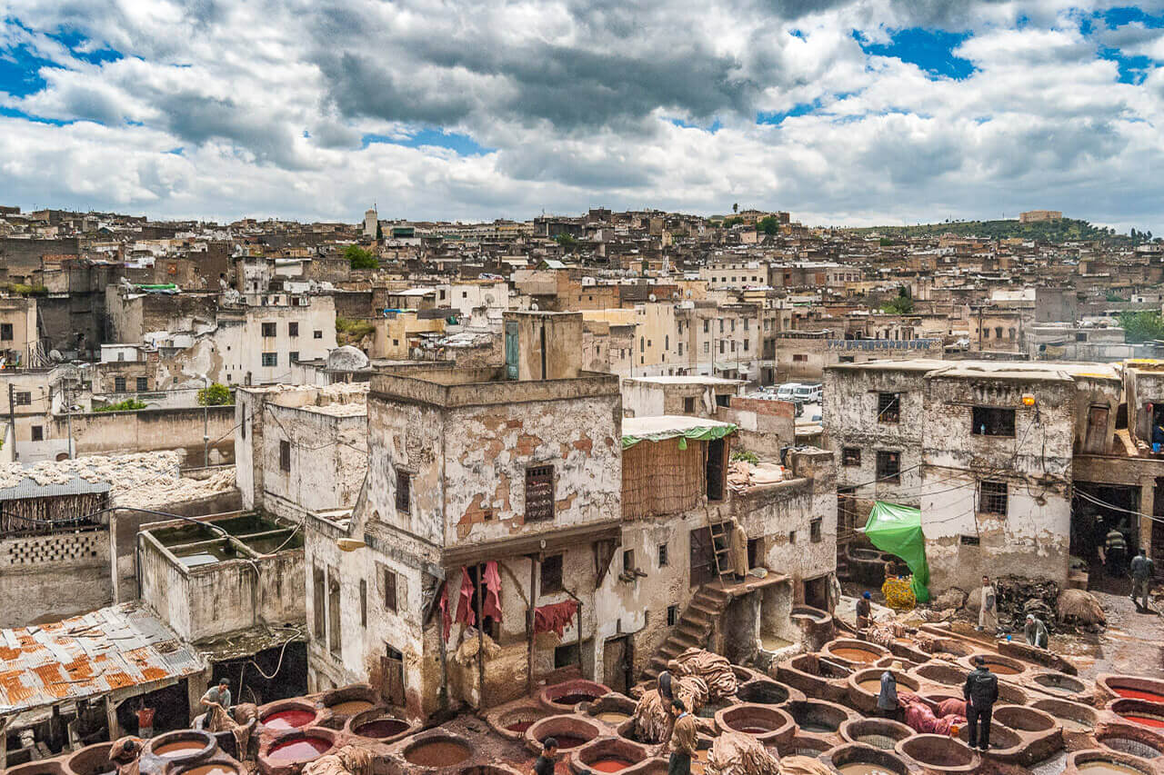 '13. Overzicht stad Fez'. Fotografie Anton Staartjes
