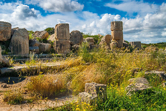 'Tempels bij Selinunte  op Sicilië'. Fotografie Anton Staartjes